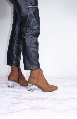 Tan Boots-booties 00352.TABASUET