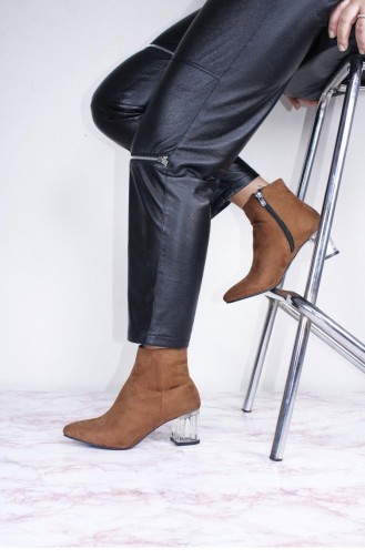 Tan Boots-booties 00352.TABASUET