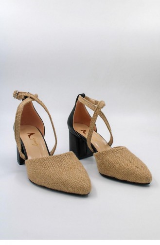 Black High-Heel Shoes 00429.SIYAHCILT