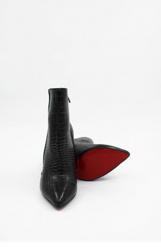 Black Boots-booties 00221.SIYAHSUETKROKO