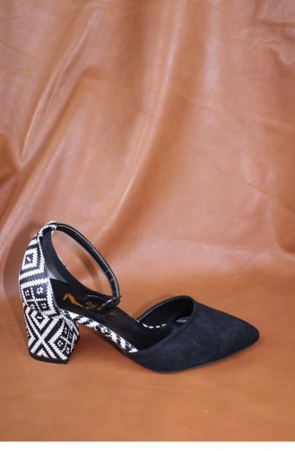 Black High-Heel Shoes 00428.SIYAHSUET