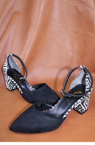 Black High-Heel Shoes 00428.SIYAHSUET