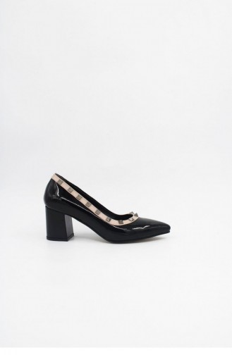 Chaussures a Talons Noir 00010.SIYAH