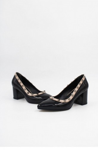 Chaussures a Talons Noir 00010.SIYAH