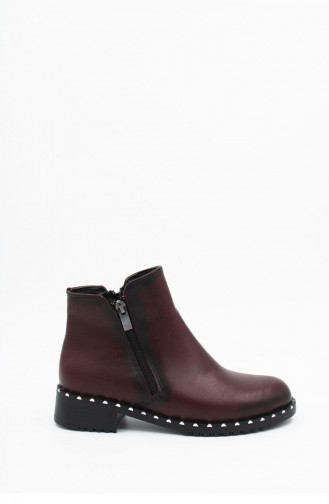 Claret Red Boots-booties 00141.BORDO