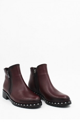 Claret red Bot-bootie 00141.BORDO