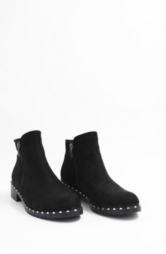 Black Boots-booties 00140.SIYAH