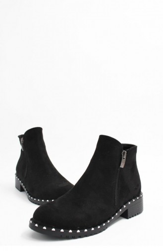 Black Boots-booties 00140.SIYAH