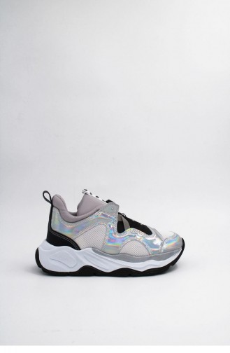 Silver Gray Sneakers 00142.GUMUS