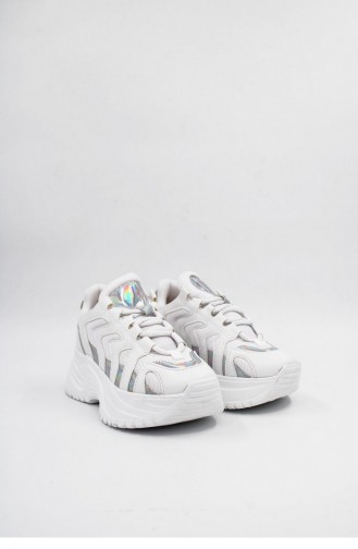 White Sneakers 00148.BEYAZ