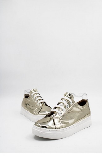 Gold Colour Sneakers 00162.ALTIN