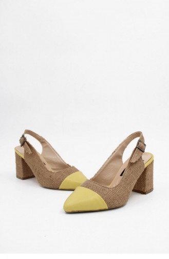 Yellow High-Heel Shoes 00017.LIMON