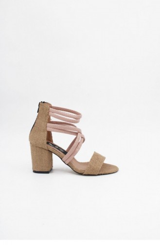 Chaussures a Talons Poudre 00019.PUDRA