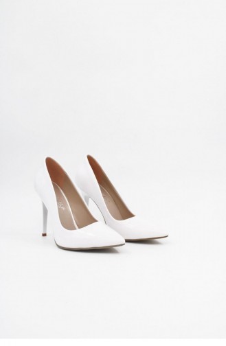 White High-Heel Shoes 00004.BEYAZ