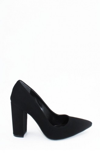 Black High-Heel Shoes 00008.SIYAHVELVET