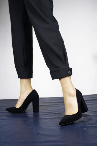 Black High-Heel Shoes 00008.SIYAHVELVET