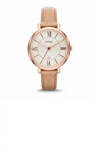 Rose Tan Wrist Watch 3487