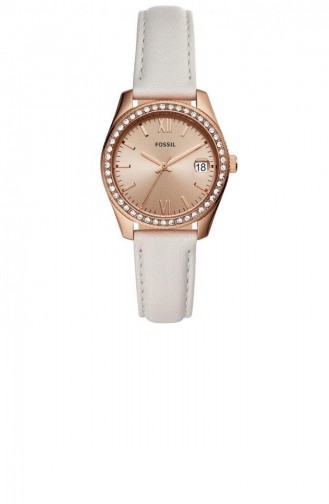 White Wrist Watch 4556