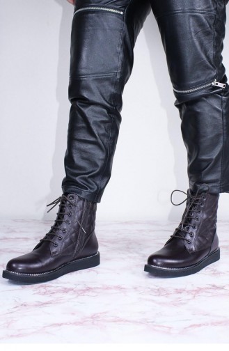 Bottes-Bottines Couleur Brun 00328.KAHVERENGI