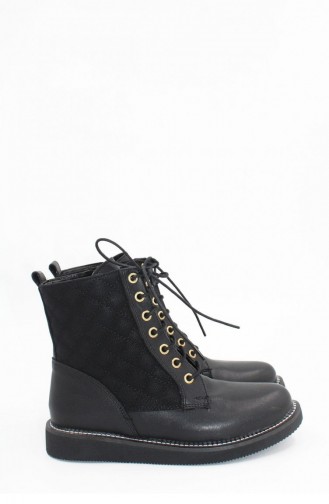 Black Boots-booties 00328.SIYAH