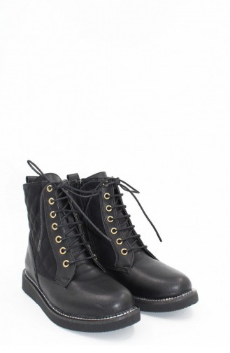 Black Boots-booties 00328.SIYAH