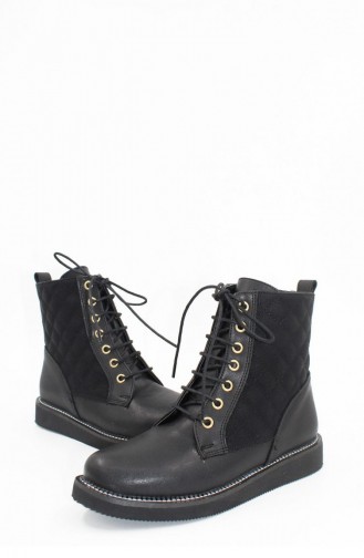 Black Boots-booties 00328.SIYAH