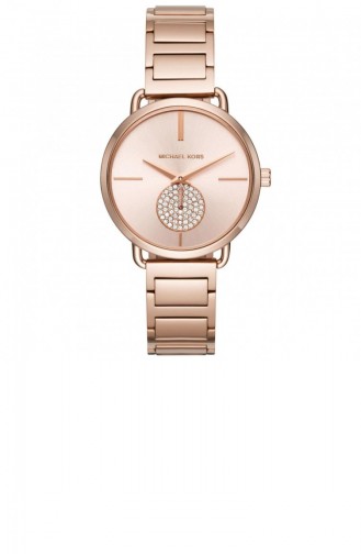 Rose Tan Wrist Watch 3640