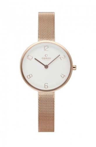 Rose Tan Wrist Watch 195LXVIMV