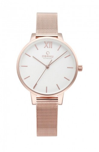 Rose Tan Wrist Watch 209LXVIMV