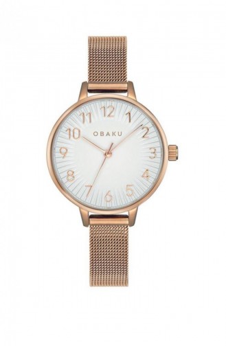 Rose Tan Wrist Watch 237LXVIMV