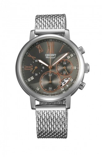 Silver Gray Horloge 02004K0