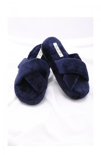 Navy Blue Woman home slippers 13-04