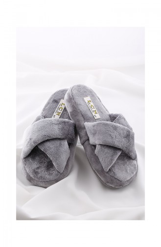 Gray Woman home slippers 13-05