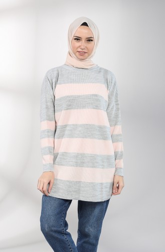 Grau Pullover 0587-06