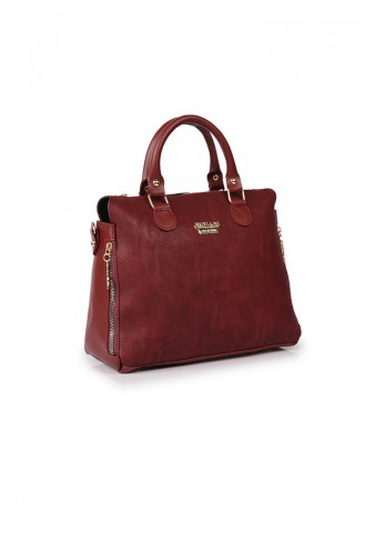 Claret red Shoulder Bag 38Z-03