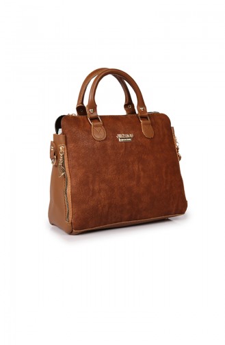 Tobacco Brown Shoulder Bag 38Z-05