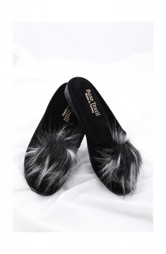 Chaussons Pour Femme Noir 01-06