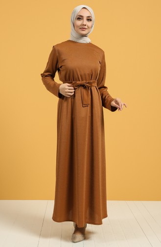 Robe Hijab Tabac 1002-02