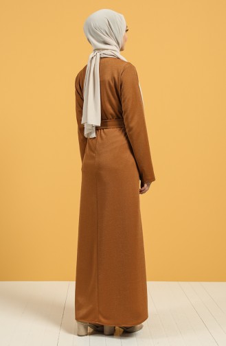 Robe Hijab Tabac 1002-02