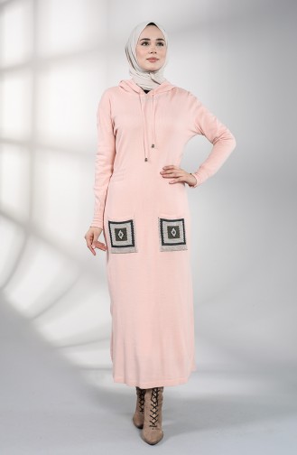 Robe Hijab Poudre 6002-05
