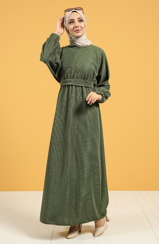 Robe Hijab Khaki 21K8144-01