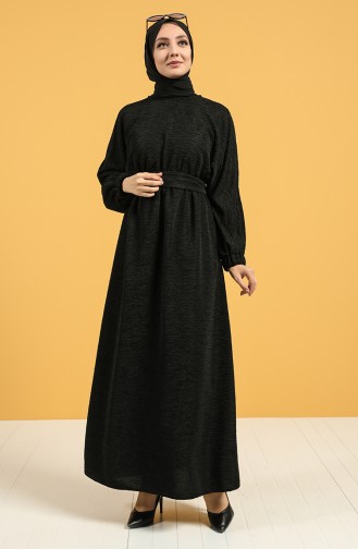Robe Hijab Noir 21K8144-04