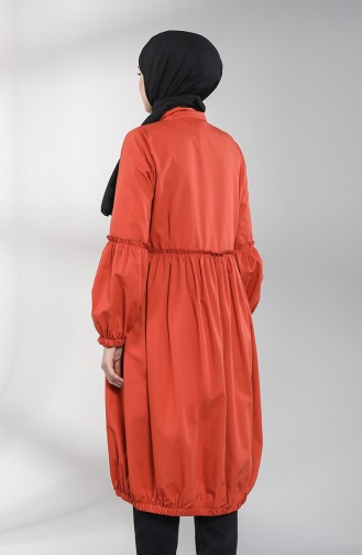 Ziegelrot Trench Coats Models 1350-05