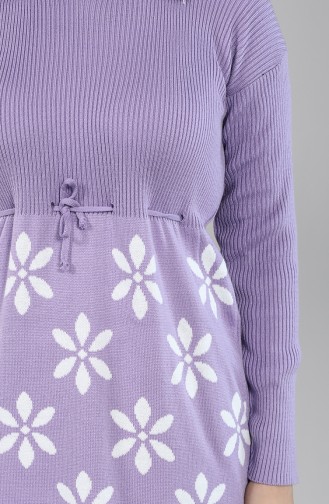 Knitwear Long Tunic 0083-05 Lilac 0083-05