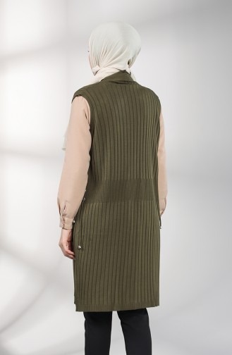 Khaki Gilet 0804-12