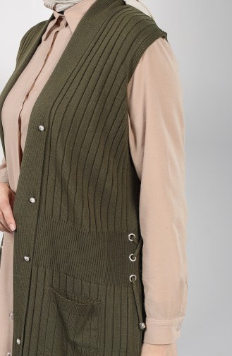 Khaki Gilet 0804-12