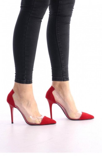 Red High-Heel Shoes 00177.KIRMIZI