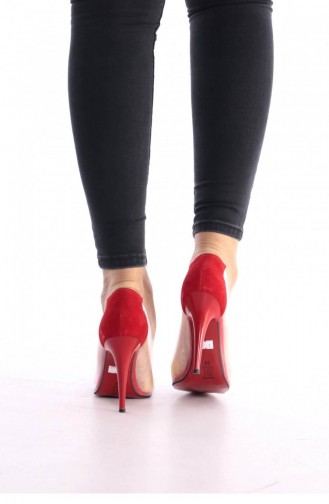 Red High-Heel Shoes 00177.KIRMIZI