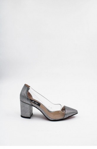 Chaussures a Talons Gris argenté 00176.GUMUS