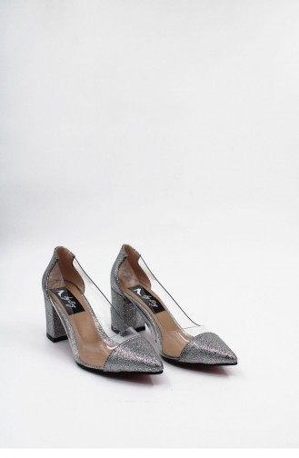 Chaussures a Talons Gris argenté 00176.GUMUS